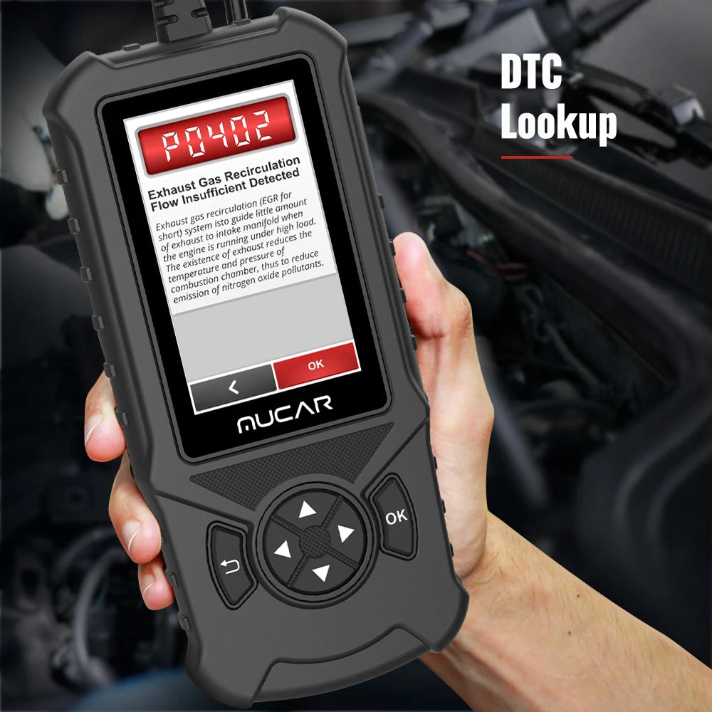 MUCAR CDE900 OBD2 Scanner - Professional Car Diagnostic Tool with Lifetime Updates
