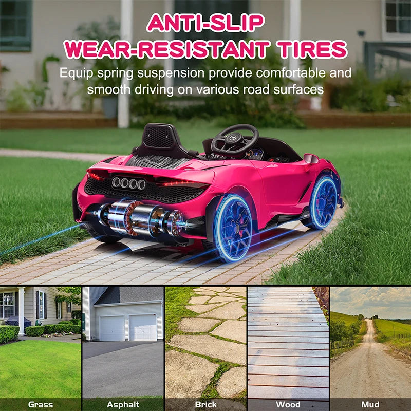 Licensed McLaren 765LT Kids Ride-On Car - 12V Electric Toy with Hydraulic Doors (Ages 3+)