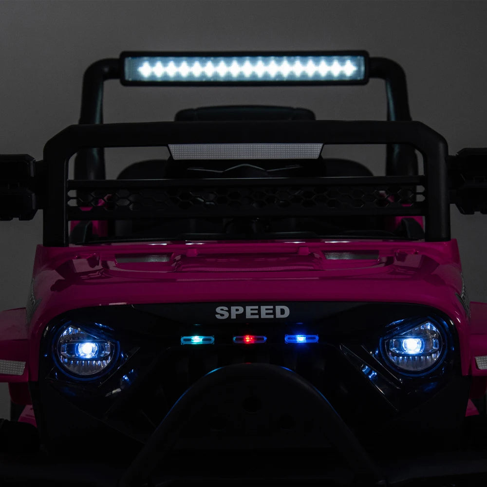 12V Kids Electric Truck - Ride-On Car with Parental Remote Control & Suspension