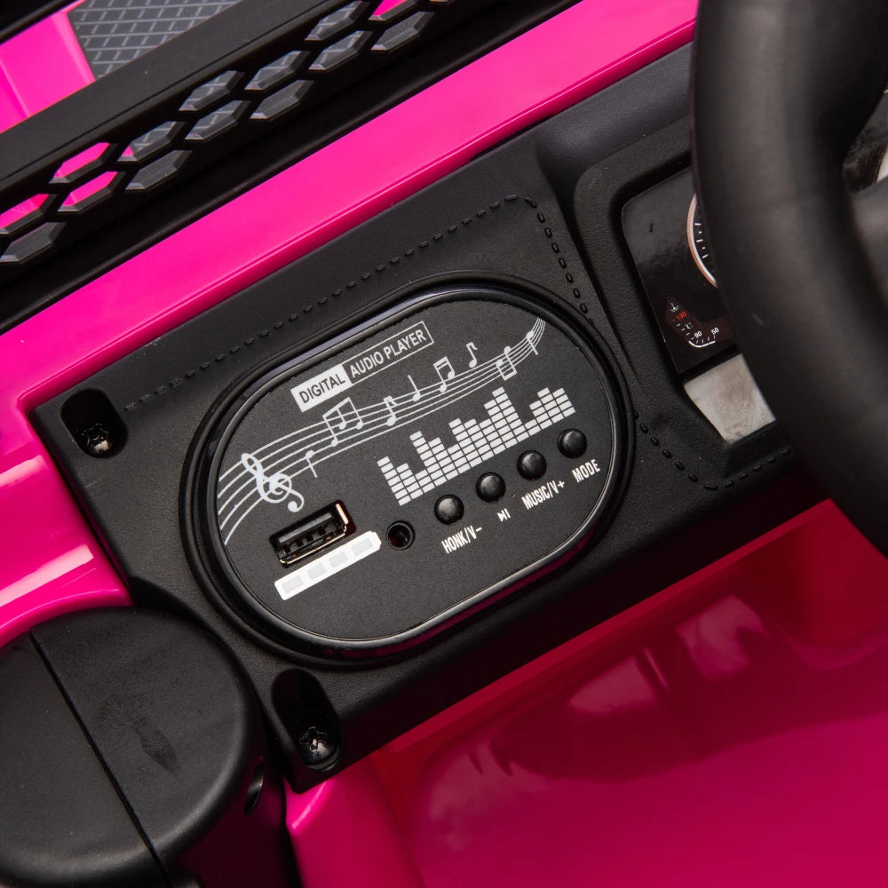 12V Kids Electric Truck - Ride-On Car with Parental Remote Control & Suspension