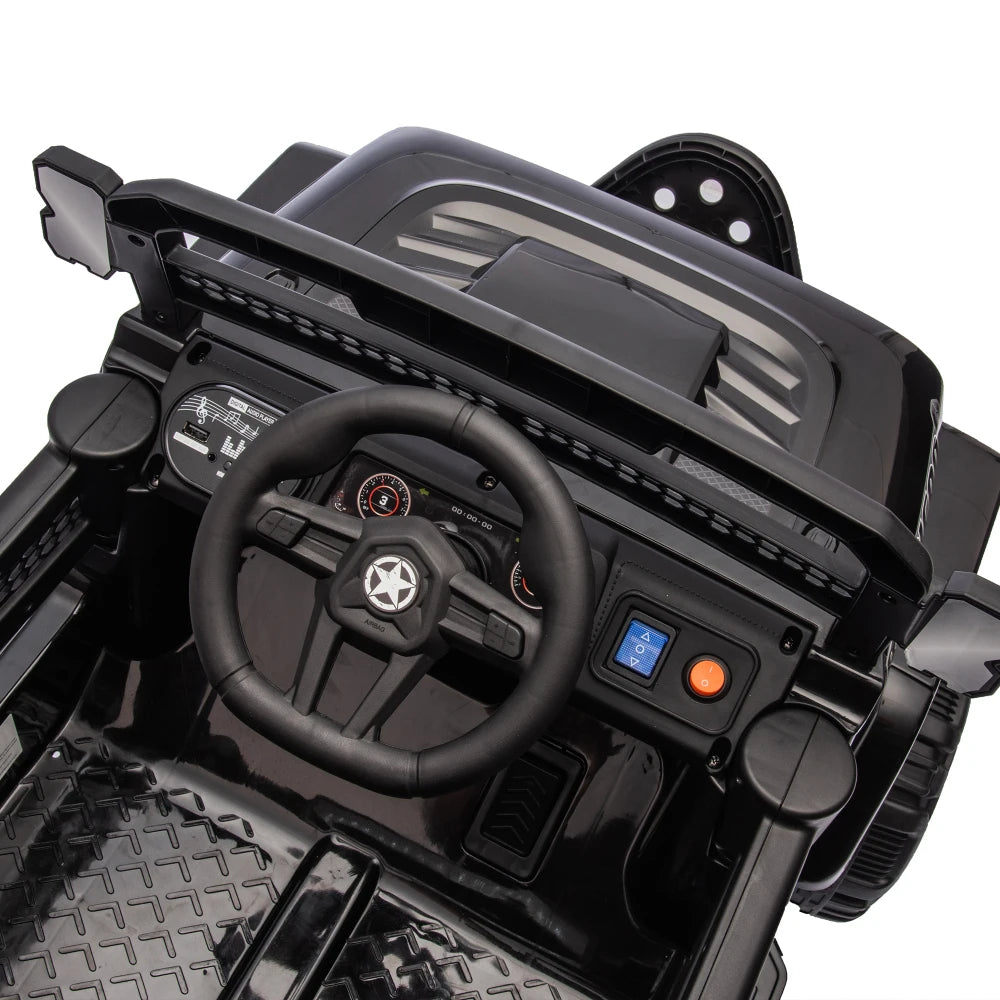 12V Kids Electric Truck - Ride-On Car with Parental Remote Control & Suspension