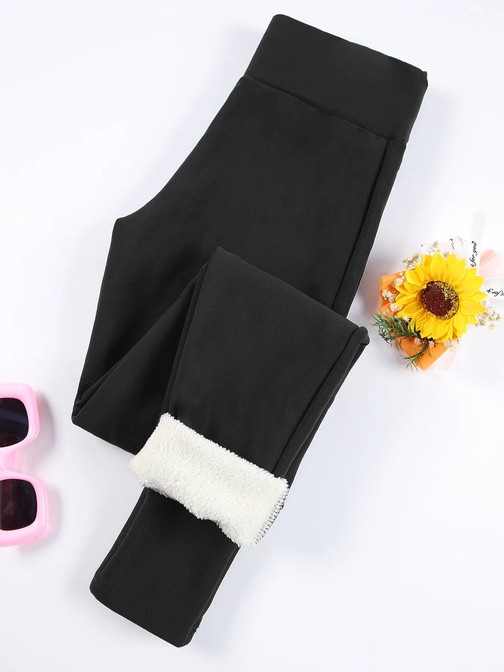 Women's Fleece Lined Leggings - Warm Winter Tights