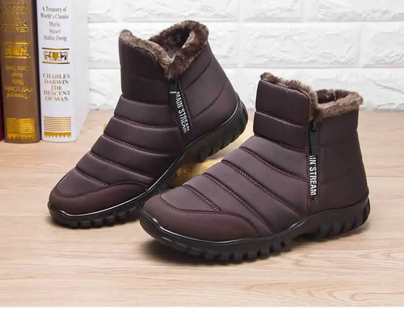 Men's Winter Sneakers - Warm Anti-Slip Sports Shoes