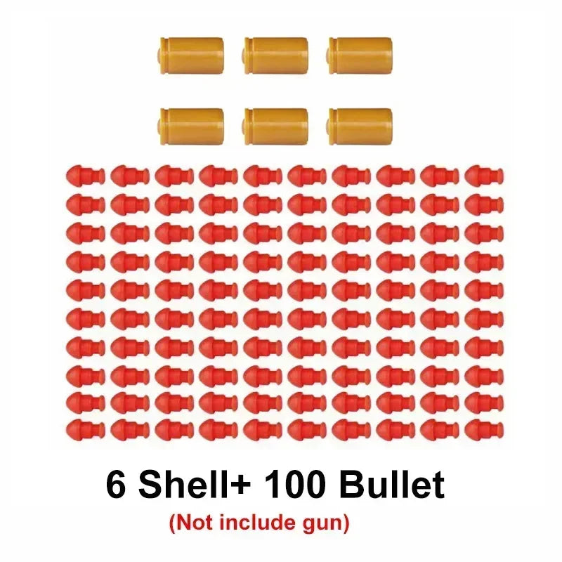 Building Block Toy Pistol - Airsoft Blowback Gun for Kids