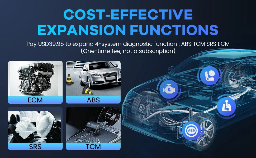 MUCAR CDE900 OBD2 Scanner - Professional Car Diagnostic Tool with Lifetime Updates