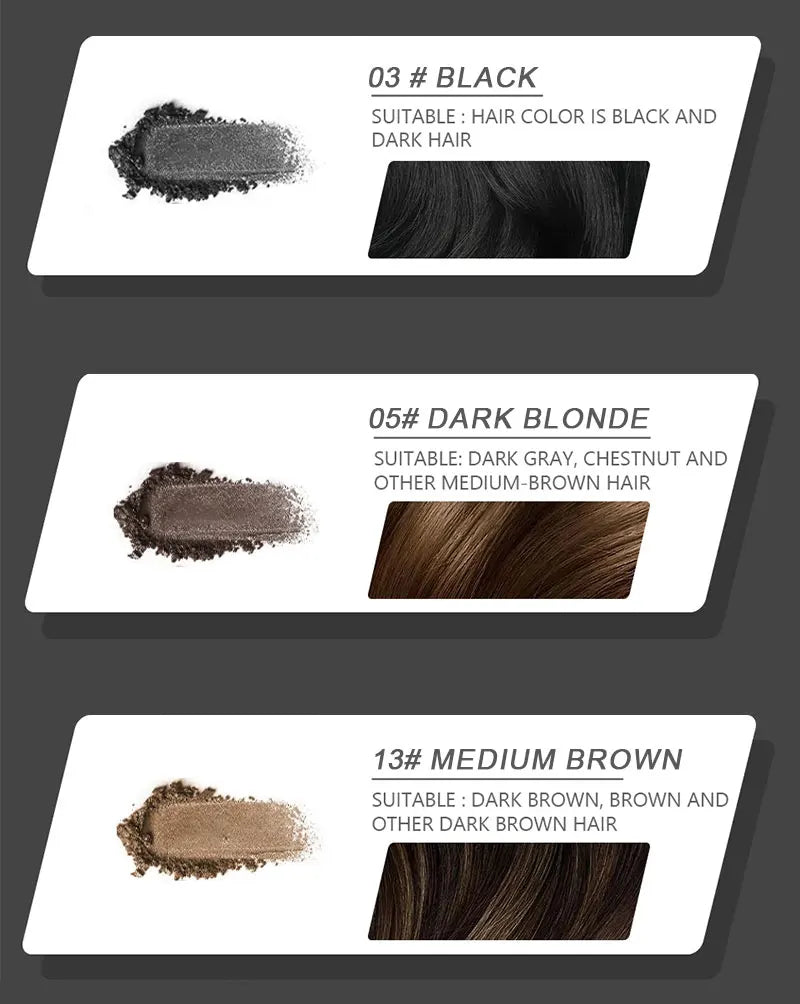 14 Color Hair Line Powder Black Root Up Natural Instant Waterproof Hairline Shadow Concealer Coverage Paint Repair Fill In Hair