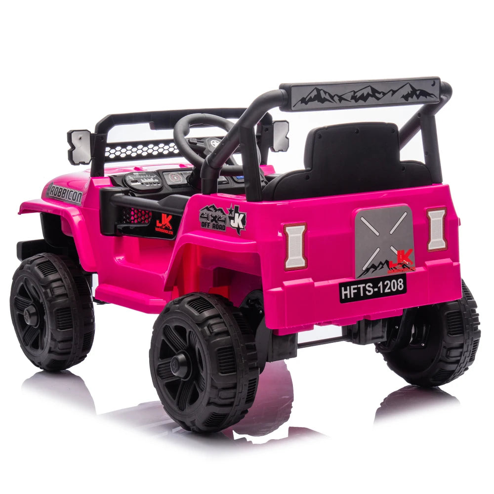12V Kids Electric Truck - Ride-On Car with Parental Remote Control & Suspension