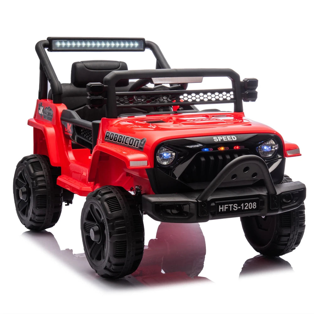 12V Kids Electric Truck - Ride-On Car with Parental Remote Control & Suspension