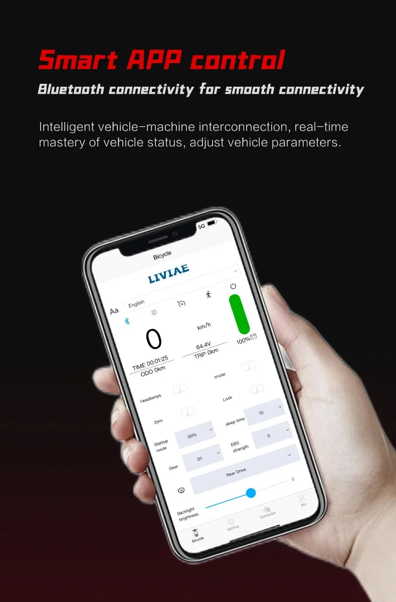 Boyueda S5 Electric Scooter - 6000W Motor, 85km/h High-Speed Off-Road E-Scooter