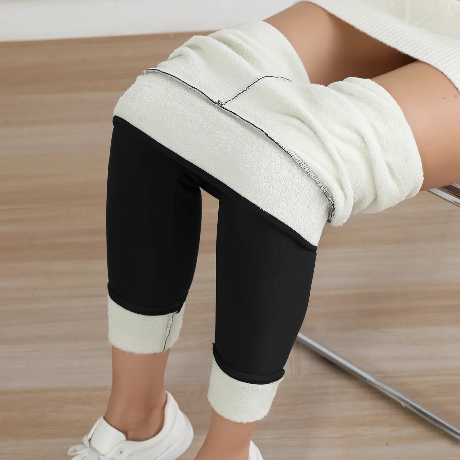 Women's Fleece Lined Leggings - Warm Winter Tights