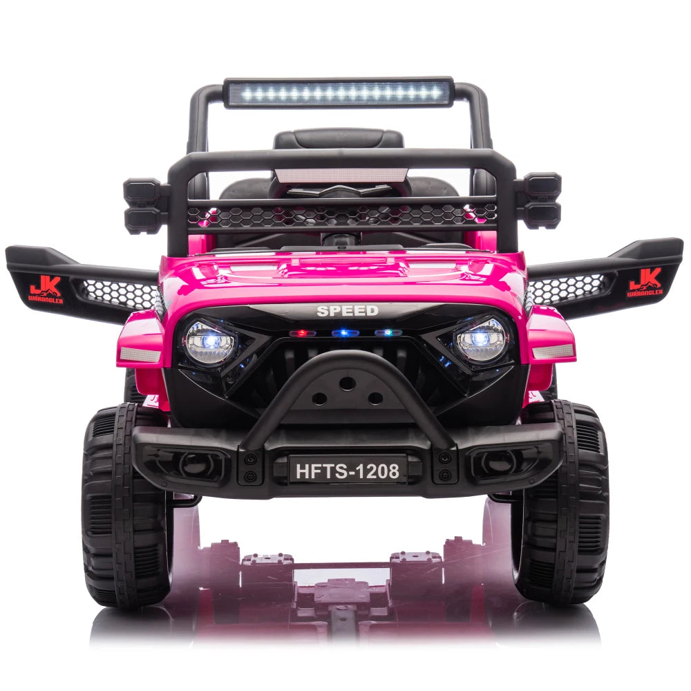 12V Kids Electric Truck - Ride-On Car with Parental Remote Control & Suspension