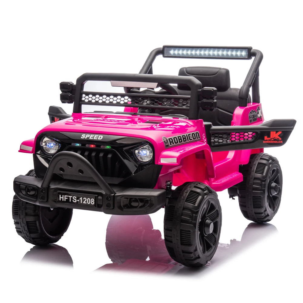 12V Kids Electric Truck - Ride-On Car with Parental Remote Control & Suspension