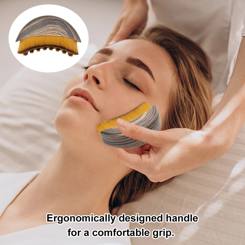 Dry Facial Brush - Lymphatic Massage & Exfoliation Tool