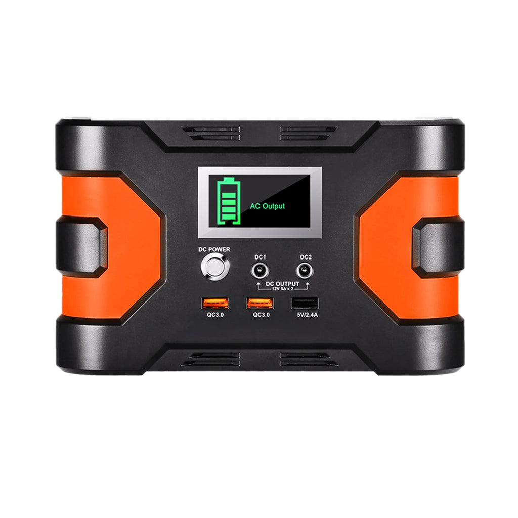 Flashfish 166Wh Portable Power Station - 150W Solar Generator with 3 Charging Methods