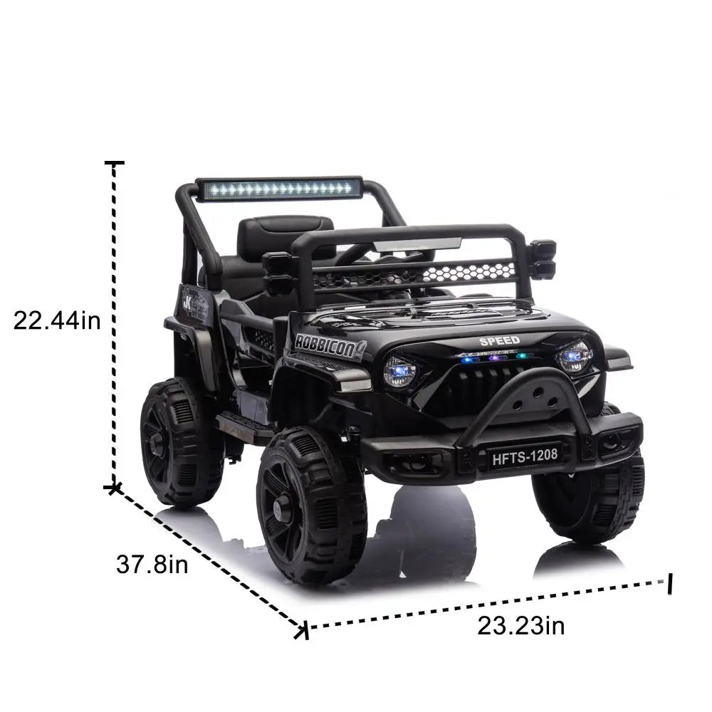 12V Kids Electric Truck - Ride-On Car with Parental Remote Control & Suspension