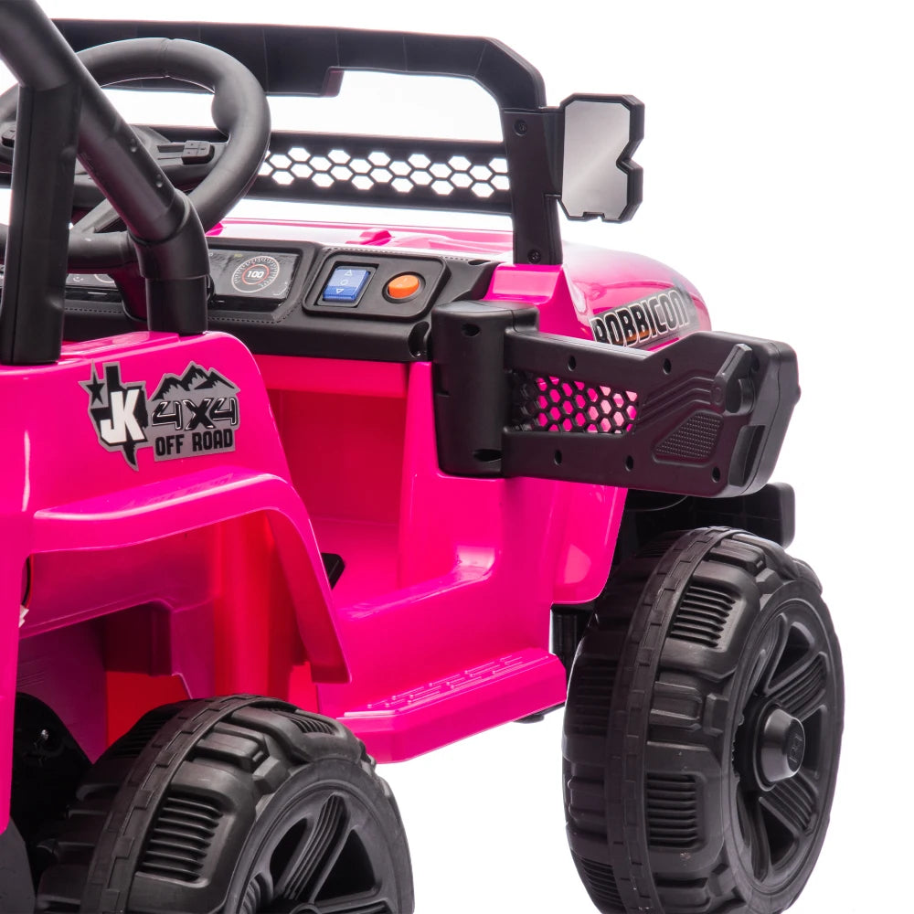 12V Kids Electric Truck - Ride-On Car with Parental Remote Control & Suspension