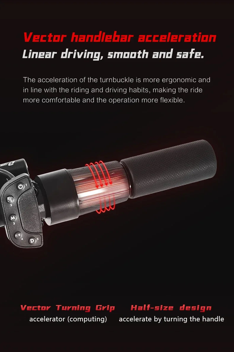 Boyueda S5 Electric Scooter - 6000W Motor, 85km/h High-Speed Off-Road E-Scooter