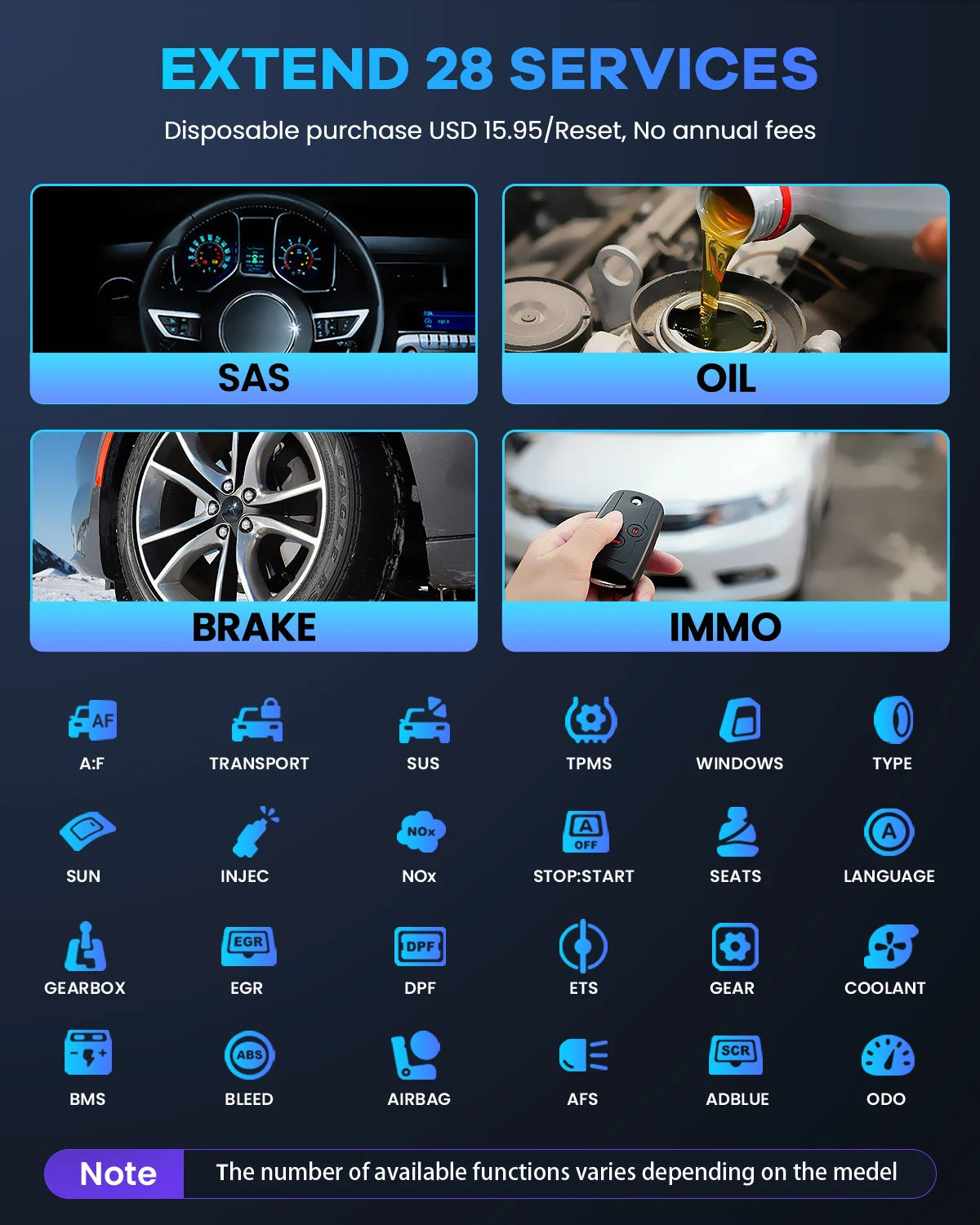 MUCAR CDE900 OBD2 Scanner - Professional Car Diagnostic Tool with Lifetime Updates