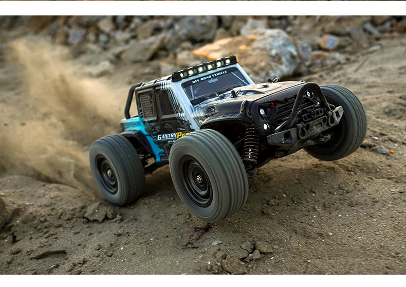 Teeggi 1:16 High-Speed RC Car - 70km/h 4WD Off-Road Drift Truck with LED Lights