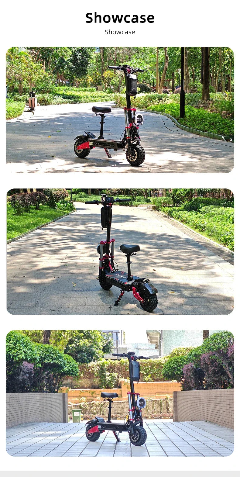Boyueda S5 Electric Scooter - 6000W Motor, 85km/h High-Speed Off-Road E-Scooter
