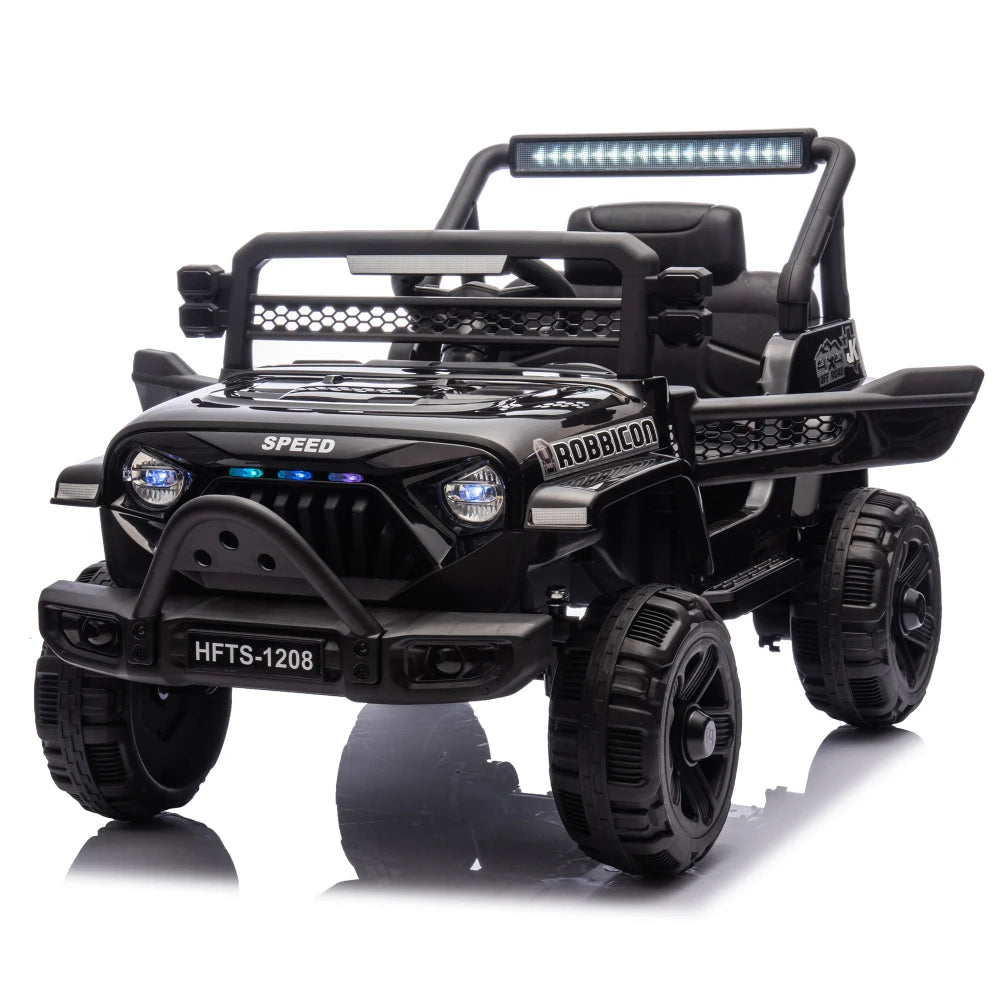 12V Kids Electric Truck - Ride-On Car with Parental Remote Control & Suspension