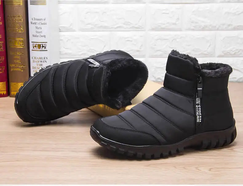 Men's Winter Sneakers - Warm Anti-Slip Sports Shoes