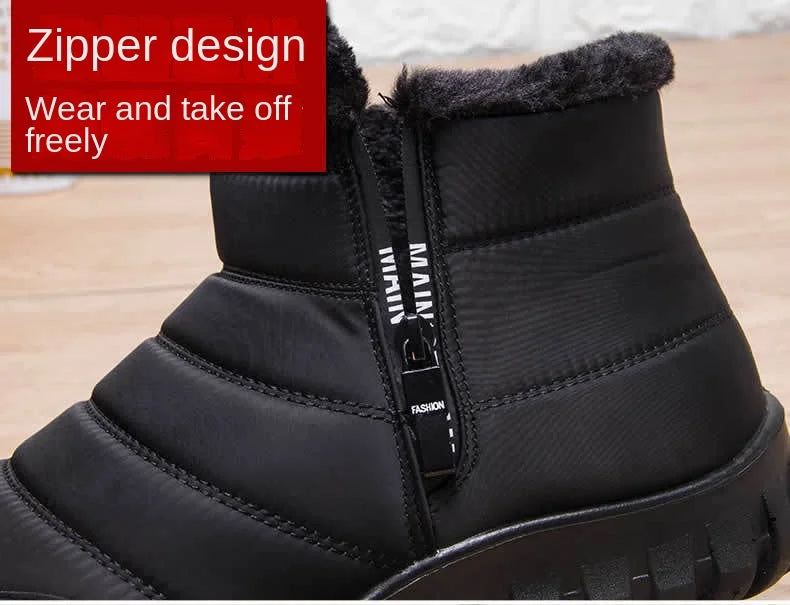 Men's Winter Sneakers - Warm Anti-Slip Sports Shoes