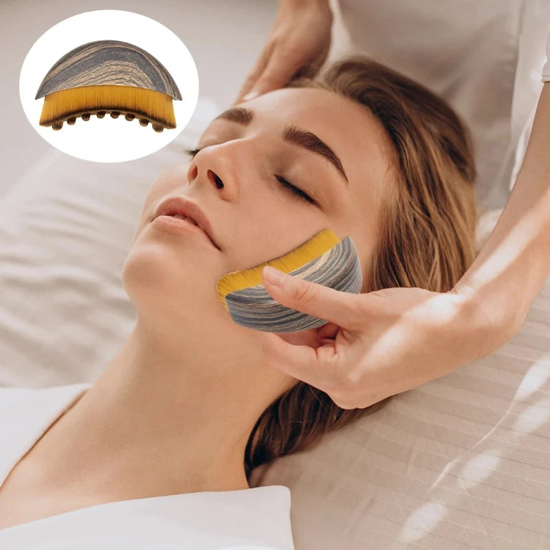 Dry Facial Brush - Lymphatic Massage & Exfoliation Tool