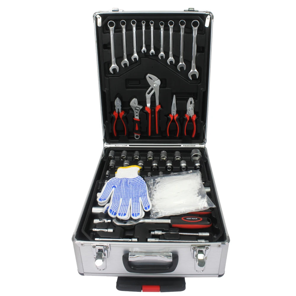 899-Piece Home Repair Tool Set - Complete Tool Kit with Rolling Storage Box