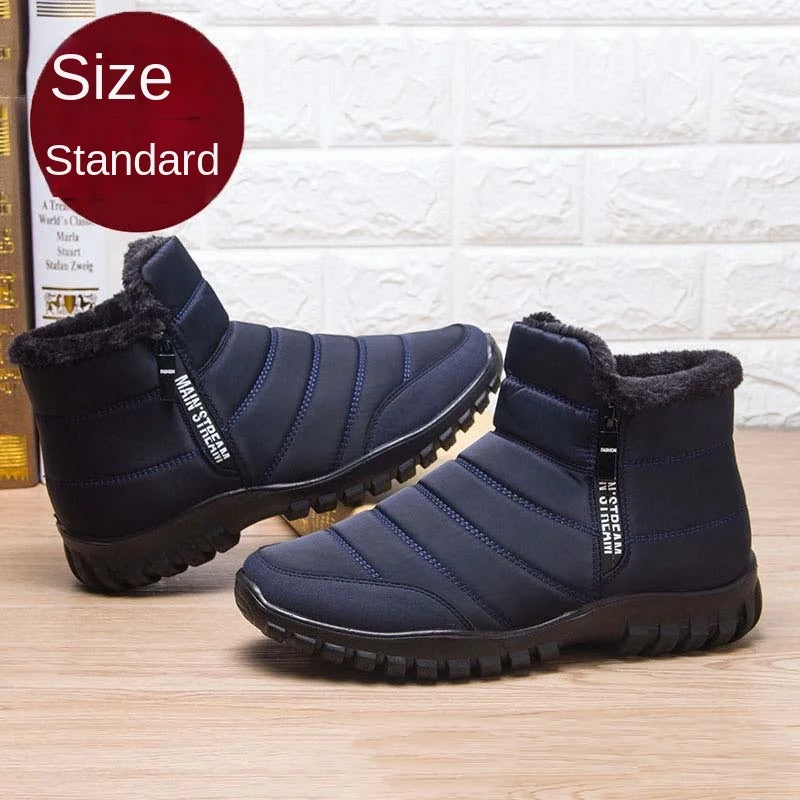 Men's Winter Sneakers - Warm Anti-Slip Sports Shoes