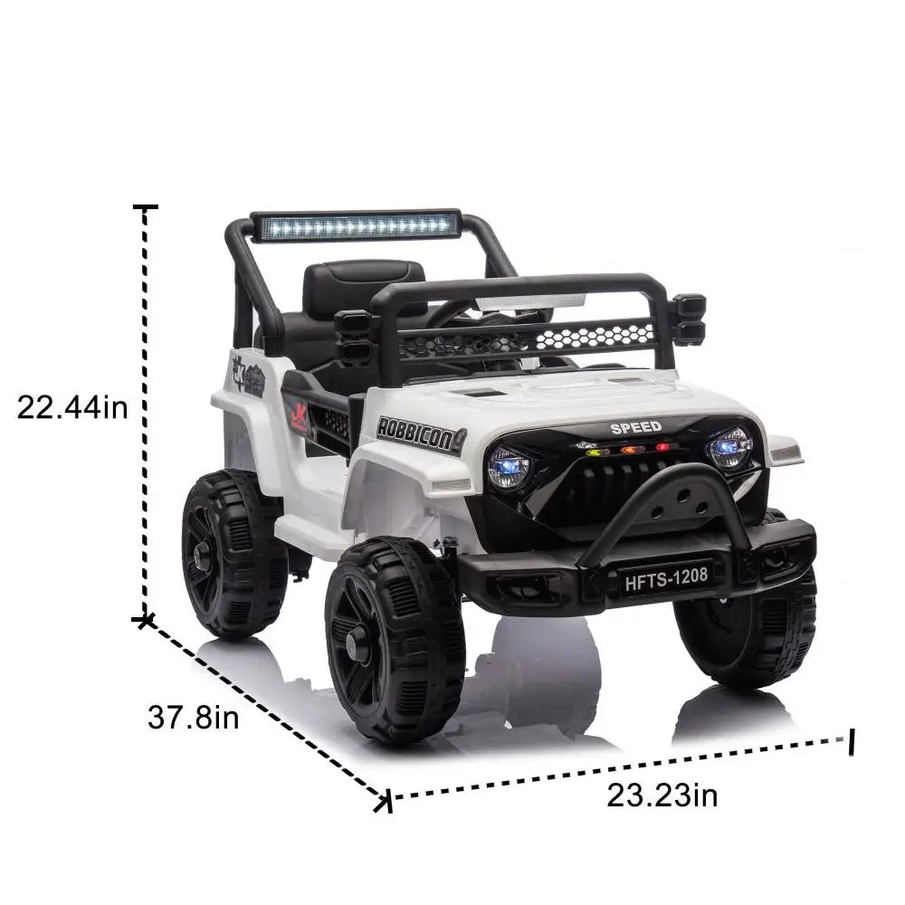 12V Kids Electric Truck - Ride-On Car with Parental Remote Control & Suspension