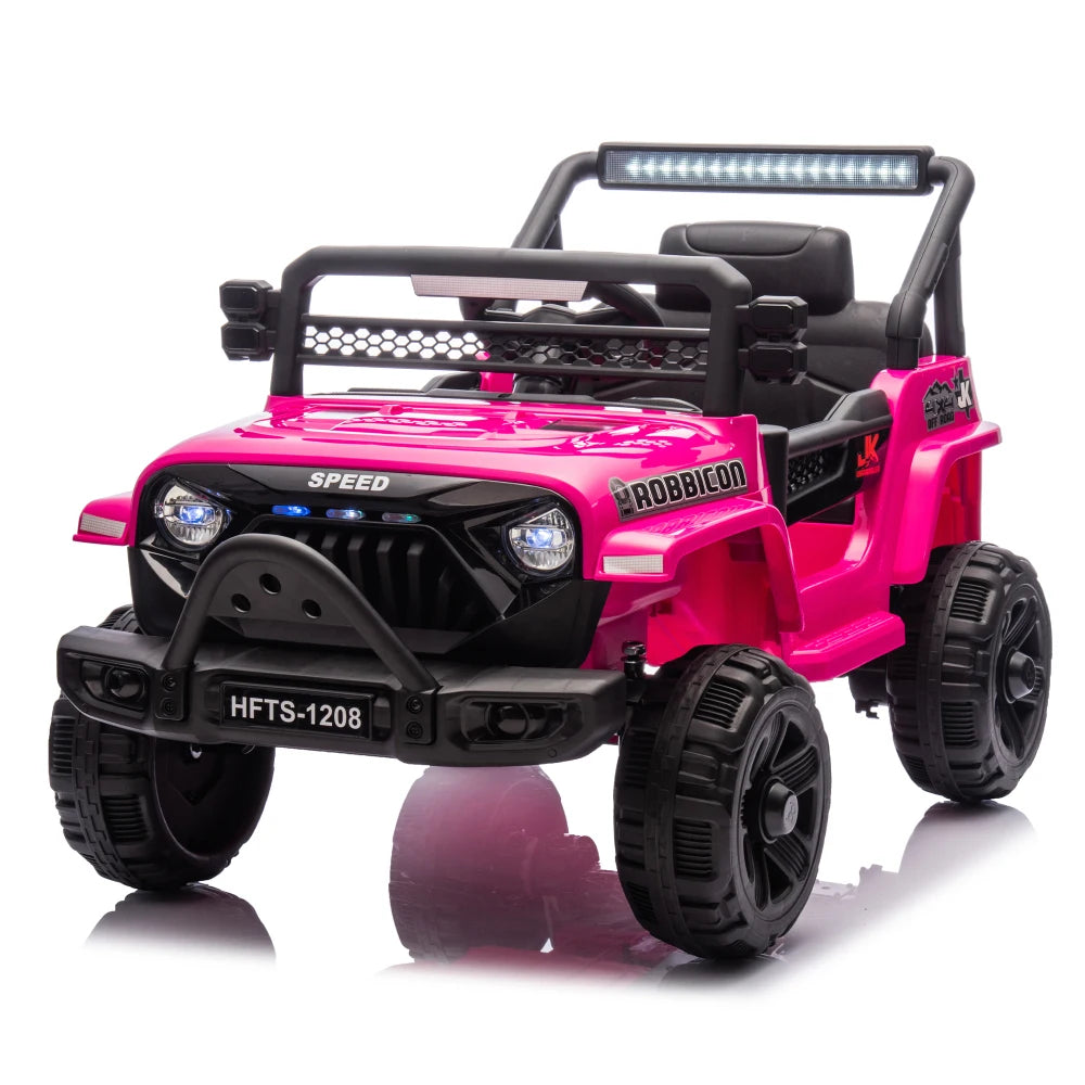 12V Kids Electric Truck - Ride-On Car with Parental Remote Control & Suspension