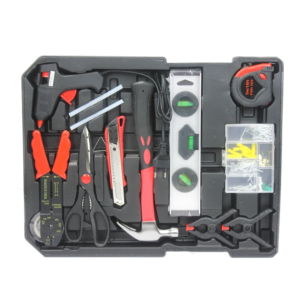 899-Piece Home Repair Tool Set - Complete Tool Kit with Rolling Storage Box